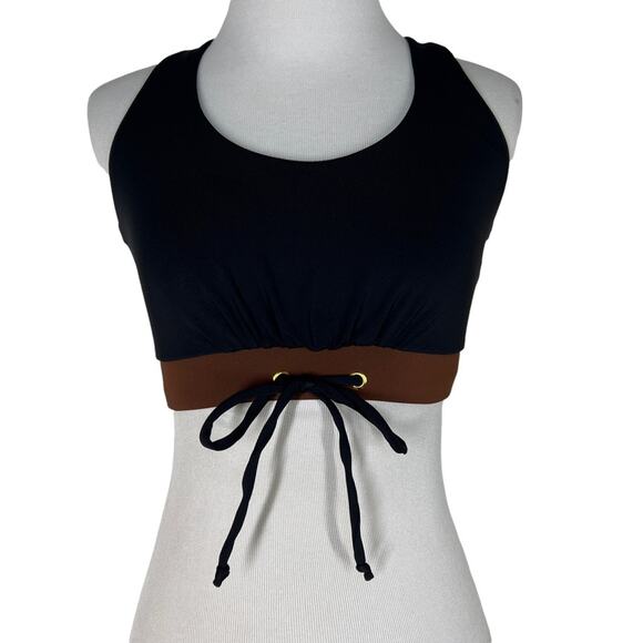 Gigi Bra in Fawn & Black STRUT-THIS XS New - Picture 4 of 8